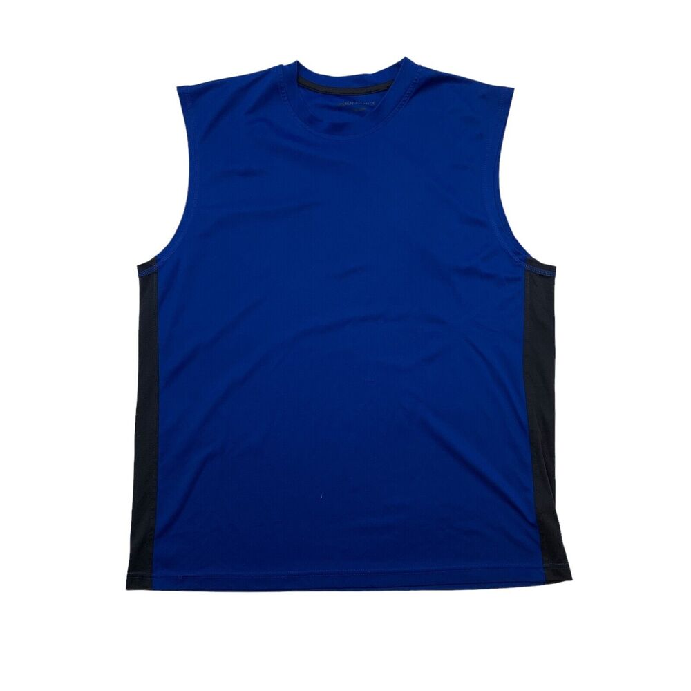 Visa Endurance Muscle Tank Top Mens XL Extra Large Blue Sleeveless Lightweight